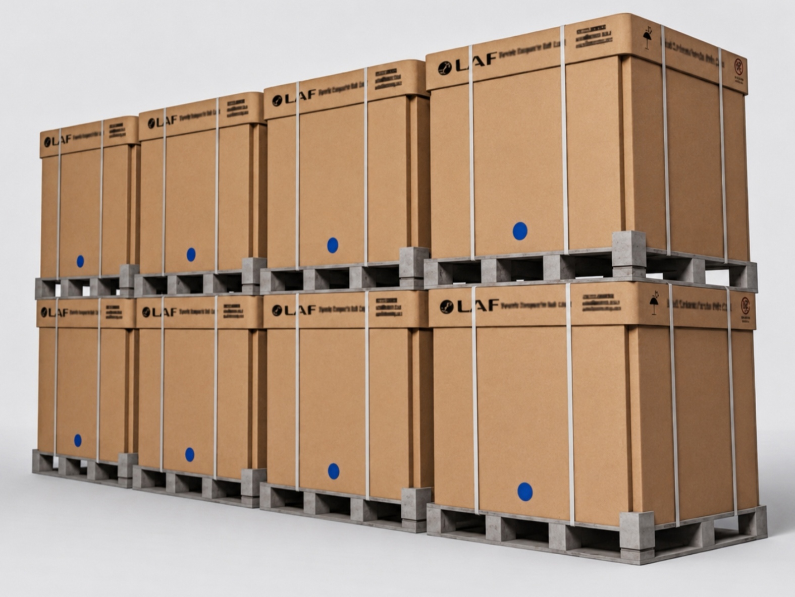 LAF Collapsible Paper IBC bulk packaging solution
